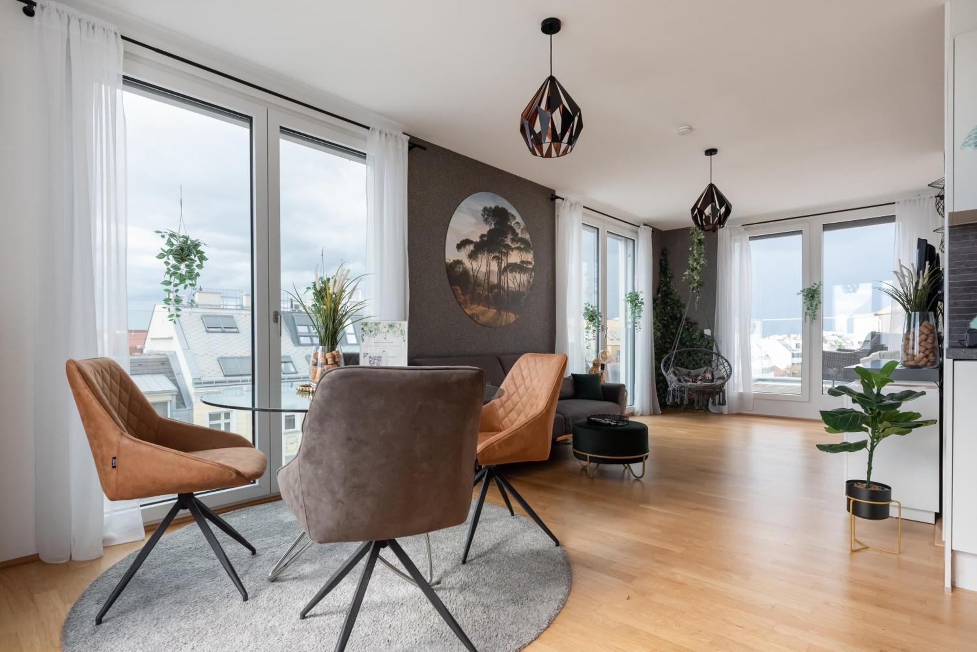 Apartment Mit Traumhafter Dachterrasse & Weitblick 비엔나 외부 사진
