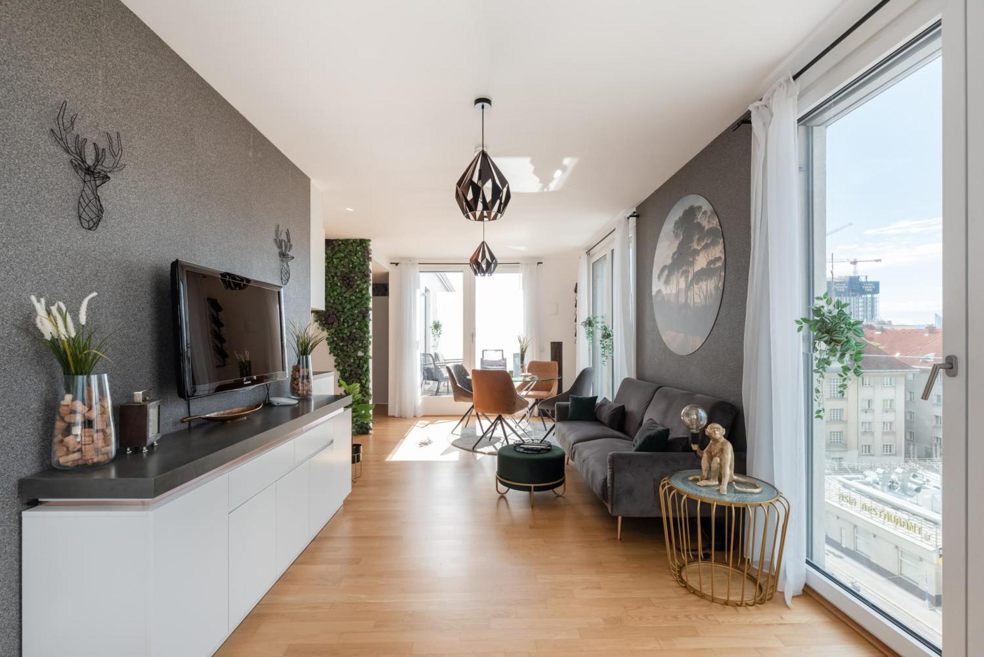 Apartment Mit Traumhafter Dachterrasse & Weitblick 비엔나 외부 사진